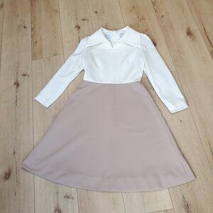 Vintage 60s 70s Nardis of Dallas Double Knit Custom Tailored Dress Size 8/10?